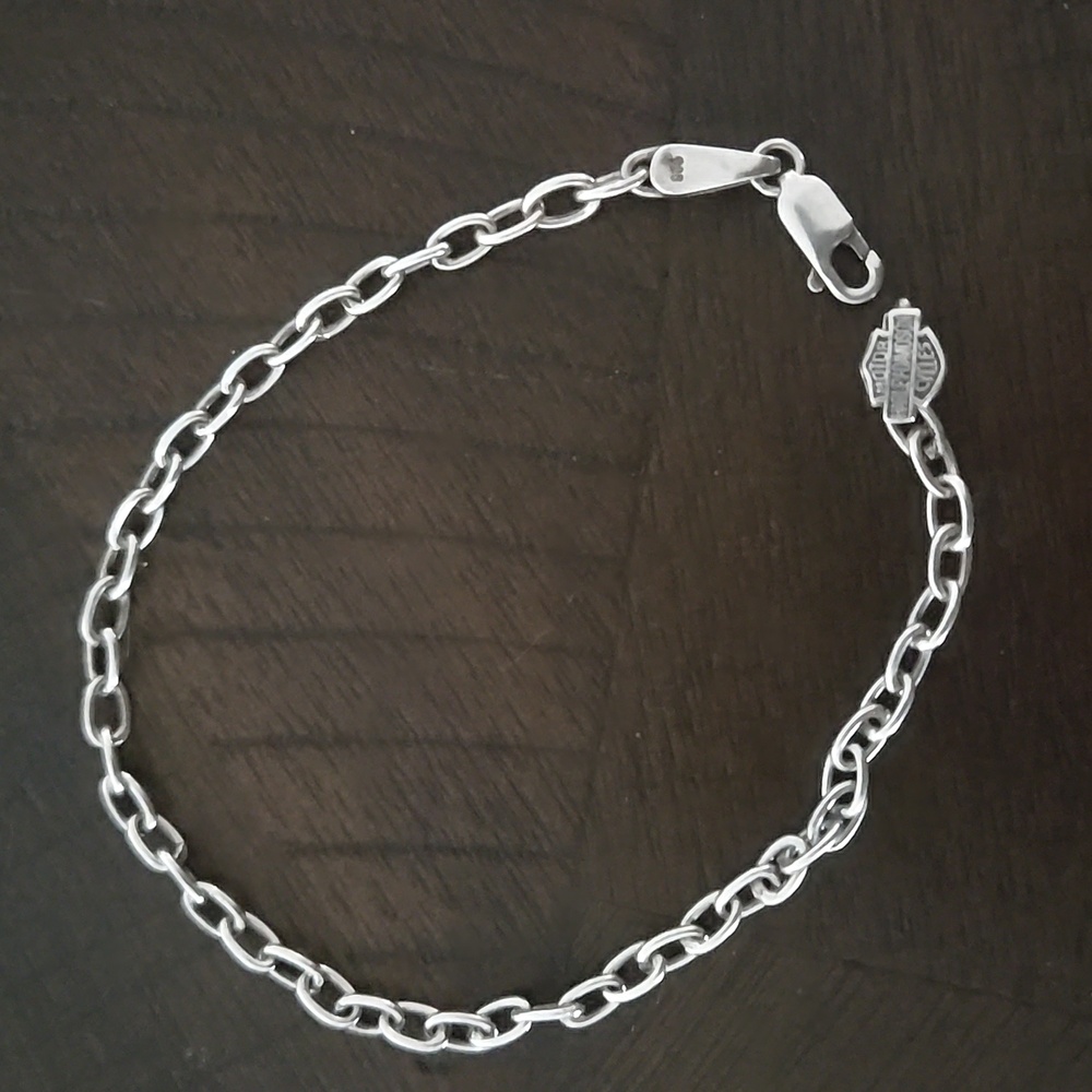 Harley Davidson Sterling Silver Bracelet